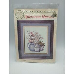 Afternoon Harvest Cross Stitch Kit Complete Cross My Heart Rebecca Trent Daises